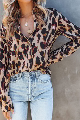 Blouse - Bruin