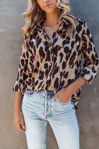 Blouse - Bruin