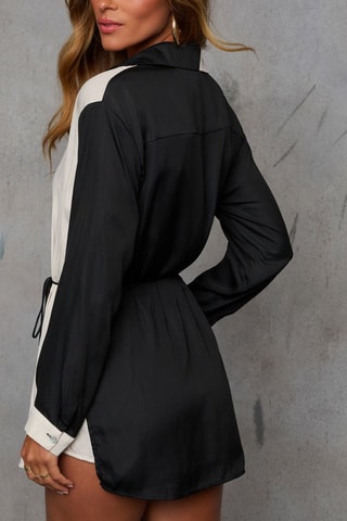 Robe chemise - Noir