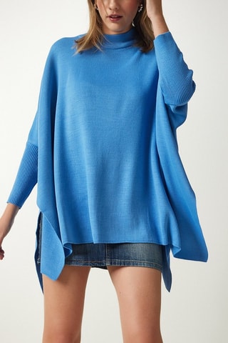 Poncho - Bleu