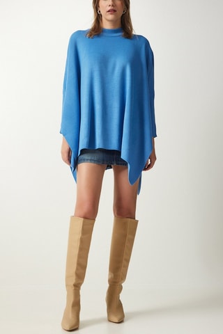 Poncho - Bleu