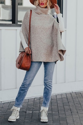 Poncho - Beige