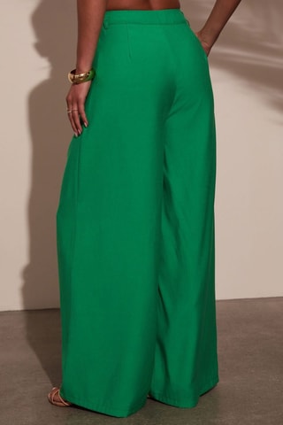 Pantalon palazzo - Vert