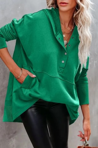 Trui met Capuchon - Groen