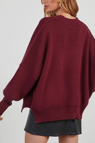 Trui - Bordeauxrood