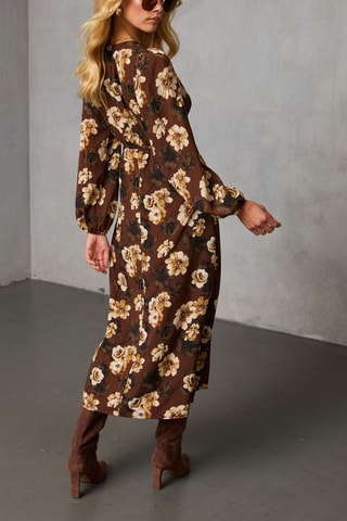 Lange Jurk - Bruin