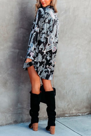 Robe chemise - Noir