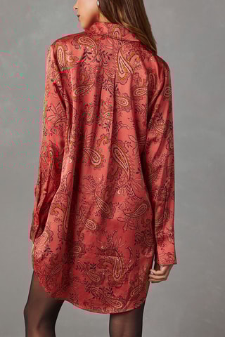 Blouse-jurk - Rood