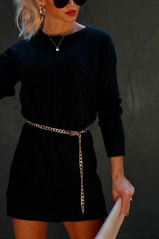Robe droite - Noir