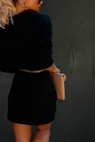 Robe droite - Noir