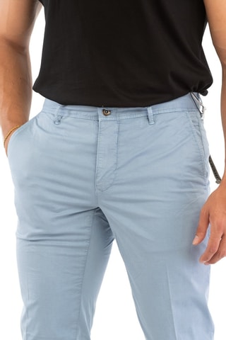 Pantalon slim - Bleu clair - Incotex