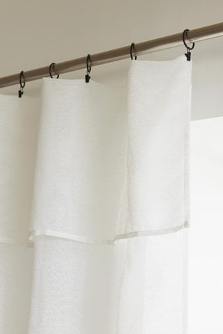 Rideau ajustable Elda - Ivoire - 140 x 270 cm