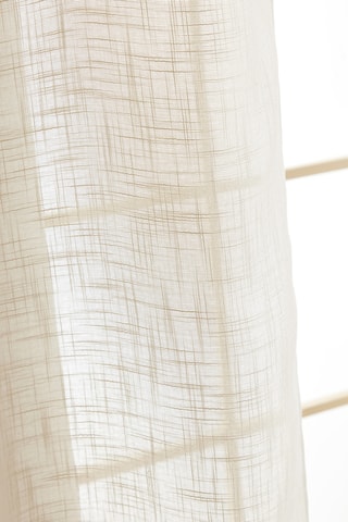 Rideau ajustable Nia - Beige - 140 x 270 cm