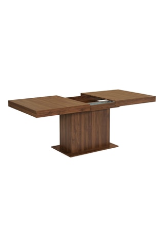 Table extensible - Imitation noyer