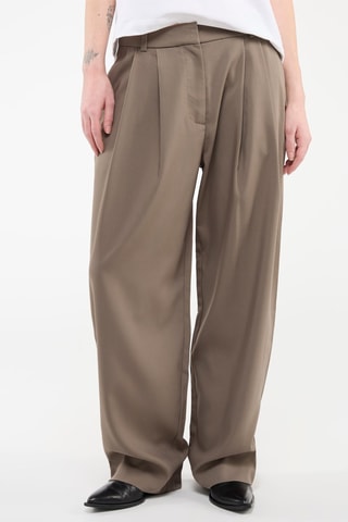 Pantalon wide legs Beige - Weekday