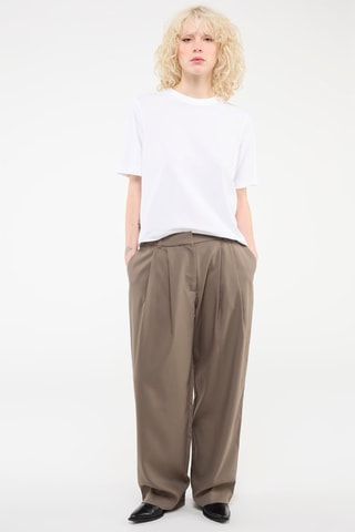 Pantalon wide legs Beige - Weekday
