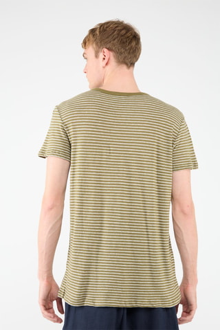 T-shirt Kaki en Wit