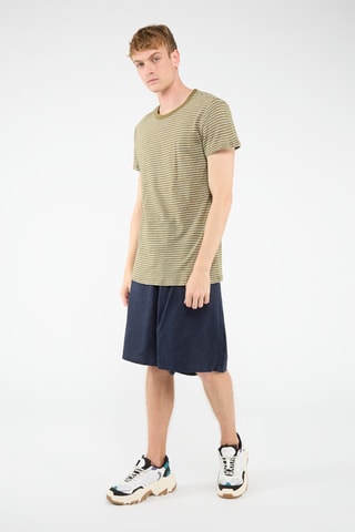 T-shirt Kaki en Wit