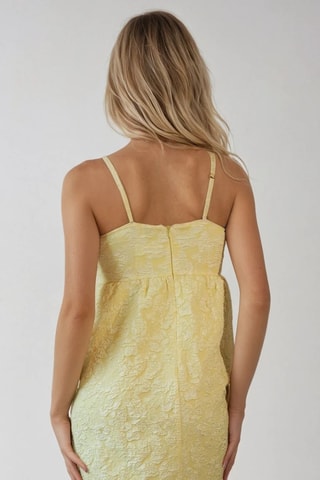 Robe midi - Jaune pâle - Monki