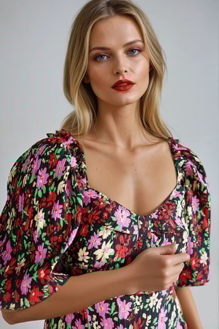 Robe droite - Noir - Monki