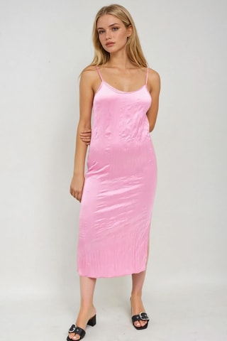 Robe midi - Rose - Monki