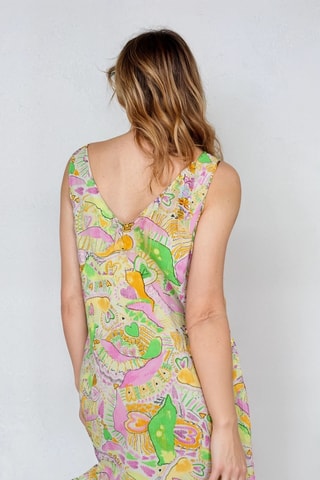 Robe trapèze - Rose - Monki
