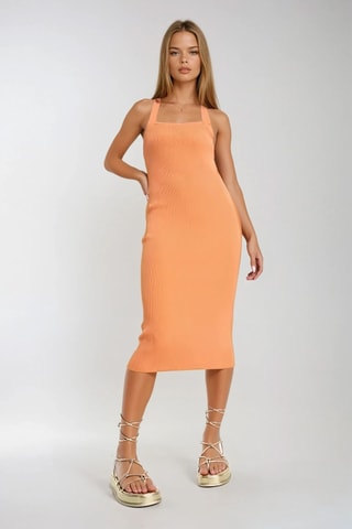 Robe midi - Orange - Monki