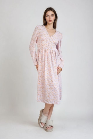 Robe midi - Rose - Monki