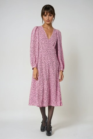 Robe midi - Rose - Monki