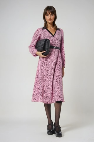 Robe midi - Rose - Monki