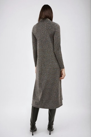 Robe midi - Gris foncé chiné - Monki