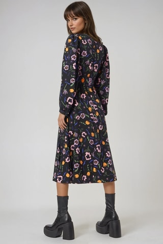 Robe midi - Noir - Monki