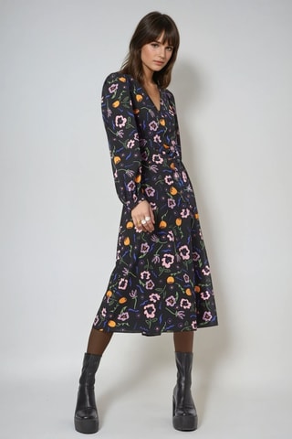 Robe midi - Noir - Monki