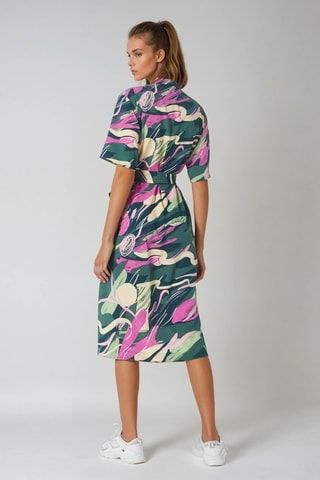 Blouse-jurk - Donkergroen