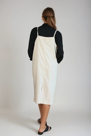 Robe-salopette - Ecru - Monki