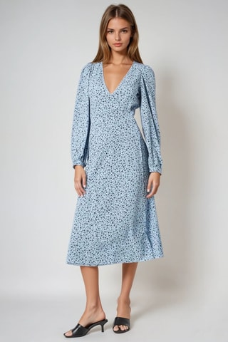 Robe midi - Bleu clair - Monki