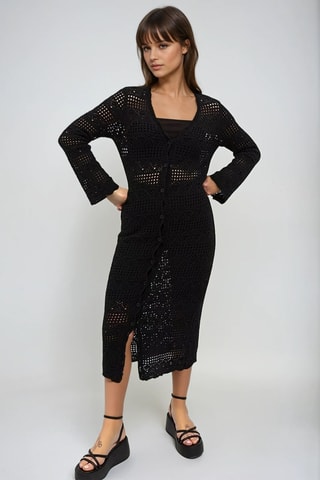 Robe chemise - Noir - Monki