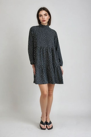 Robe trapèze - Noir - Monki