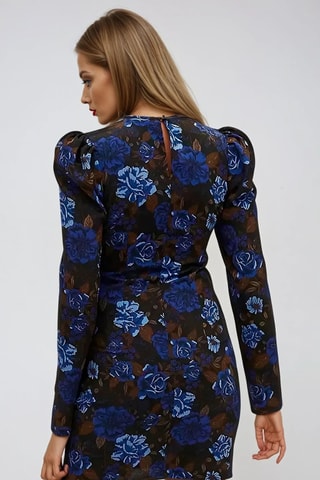Robe droite - Bleu foncé - Monki