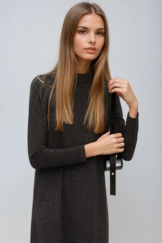 Robe midi - Gris foncé - Monki