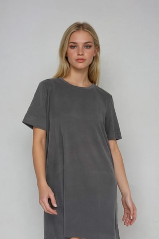 Robe t-shirt - Gris - Monki