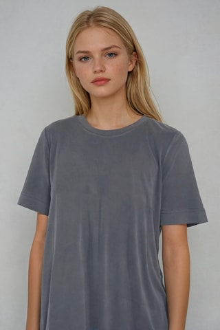 Robe t-shirt - Gris - Monki