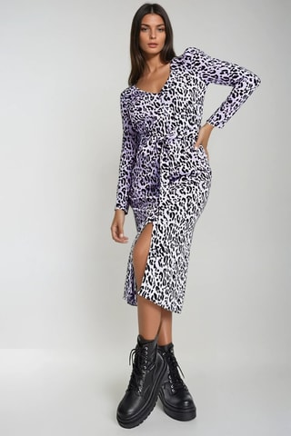 Robe midi - Blanc - Monki