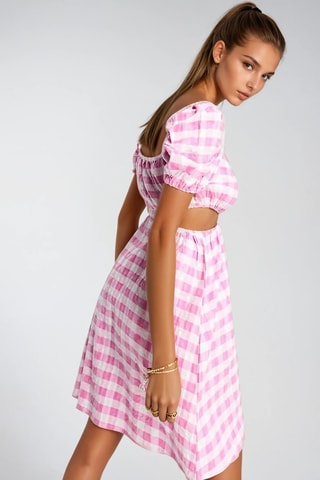 Robe patineuse - Rose - Monki