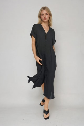 Blouse-jurk - Zwart