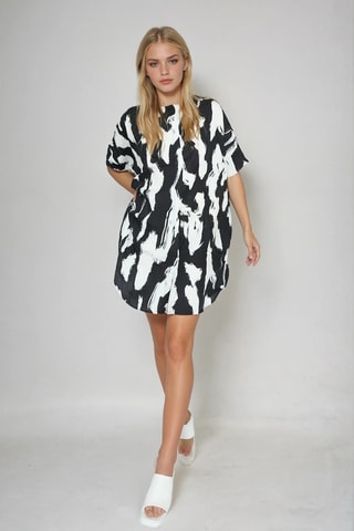 Robe trapèze - Noir - Monki