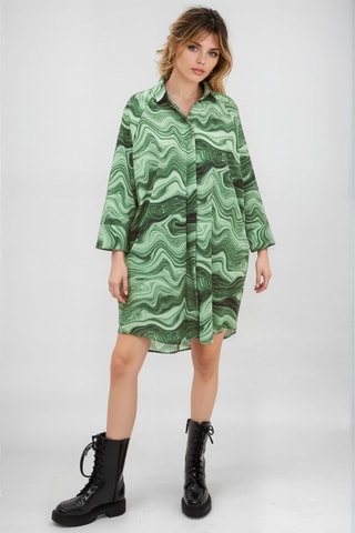 Blouse-jurk - Groen