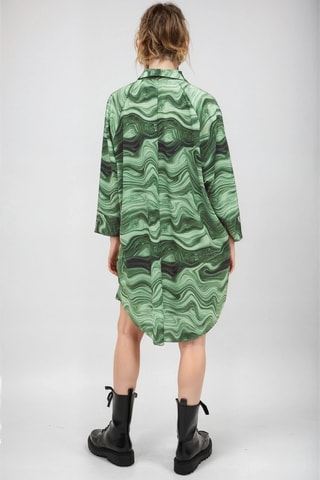 Blouse-jurk - Groen