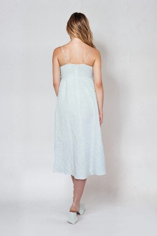 Robe midi - Blanc - Monki