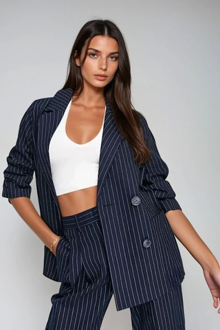Blazer - Marineblauw